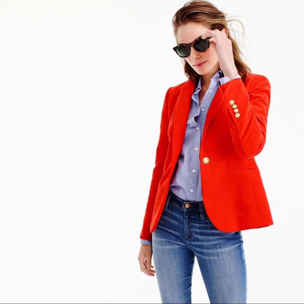 ๐ฎ J. Crew Campbell 100% Cotton Corduroy Blazer - Picture 7 of 12